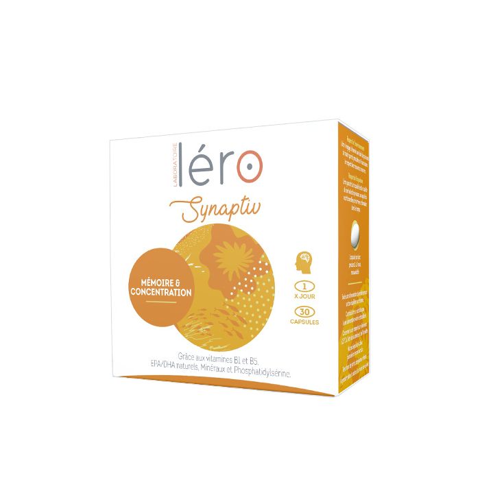 LERO Synaptiv Mémoire & Concentration 30 capsules