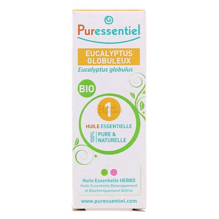  PURESSENTIEL HUILE ESSENTIELLE D'EUCALYPTUS GLOBULEUX 10ML