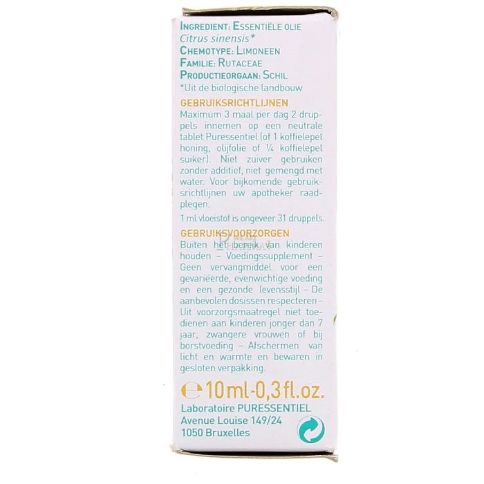  puressentiel huile essentielle d'orange douce 10ml