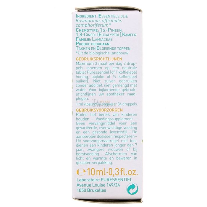  puressentiel huile essentielle de romarin a camphre 10ml