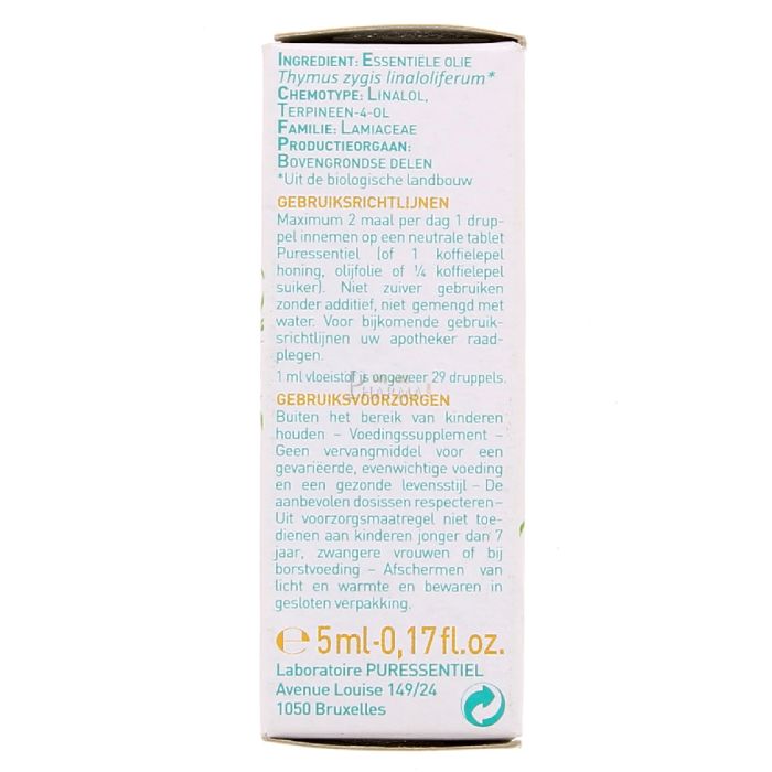  puressentiel huile essentielle de thym linalol 5ml