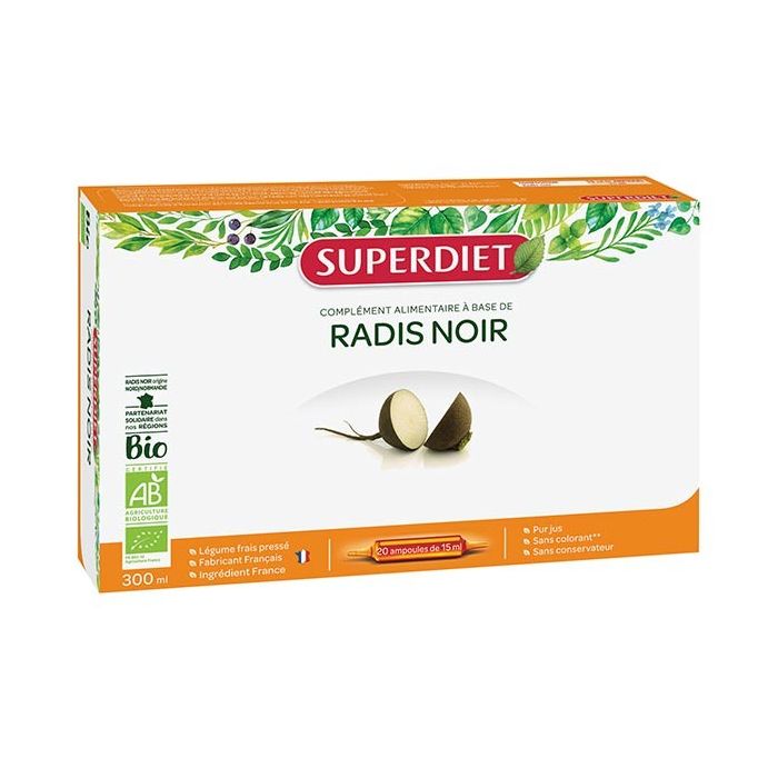 SUPER DIET RADIS NOIR BIO 20 AMPOULES