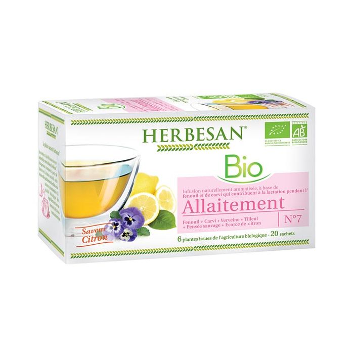 HERBESAN Allaitement BIO 20 sachets