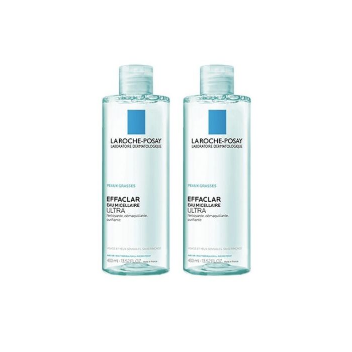 LA ROCHE-POSAY Effaclar Eau Micellaire Ultra 400ml X2