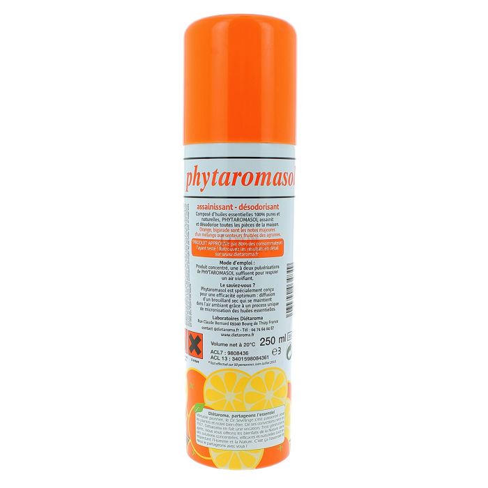 Assainissant aux huiles essentielles orange bigarade dietaroma 250ml