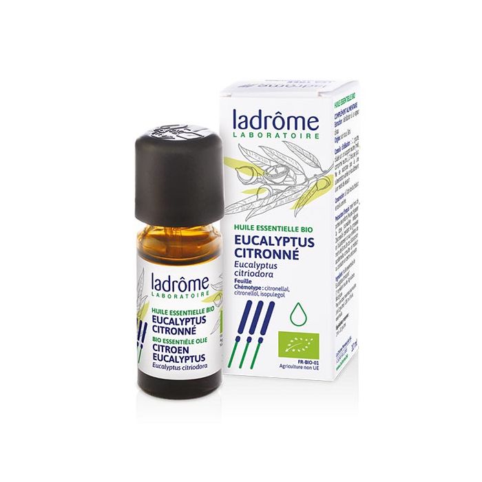 LADROME Huile Essentielle d’Eucalyptus Citronné BIO 10ml