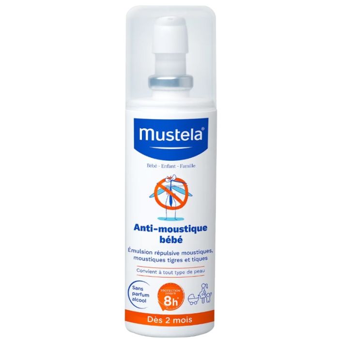 Mustela anti-moustique bébé Dés 2 mois 100ml