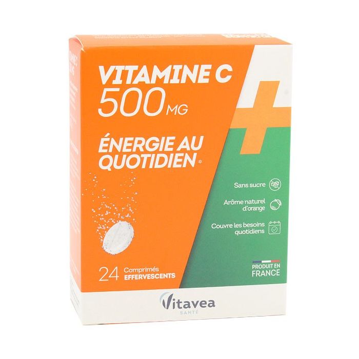Nutrisante vitamine c 500mg effervescents 24 comprimes