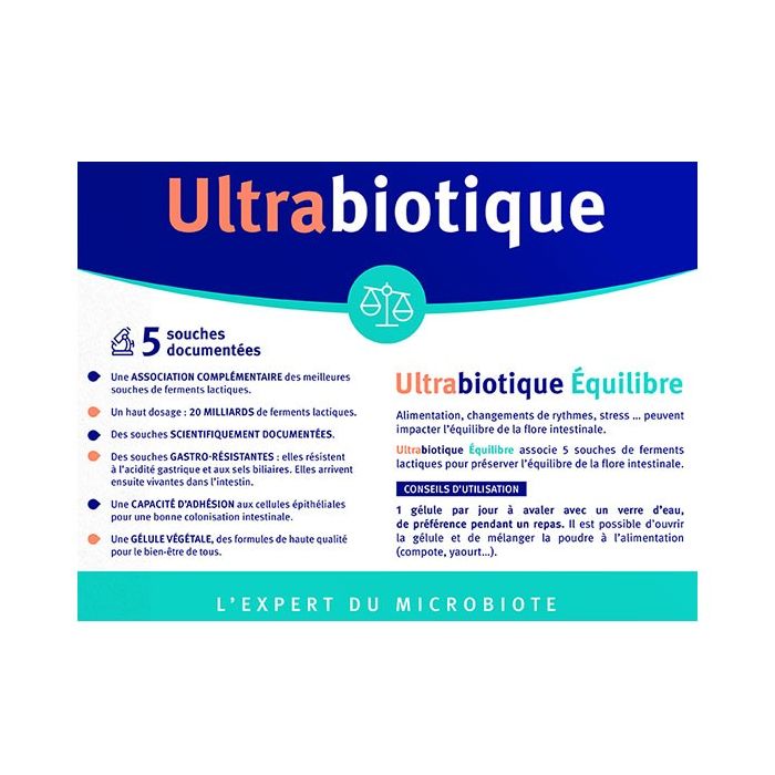 Vitavea ultrabiotique equilibre 10 gelules
