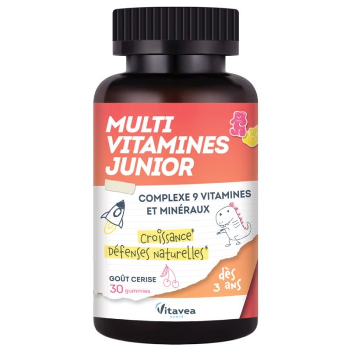 Vitavea Multi Vitamines Junior 30 Gummies Gout Cerise