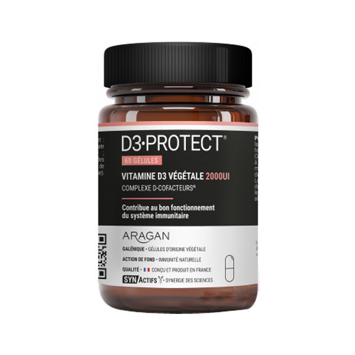 Aragan synactifs d3 protect vitamine 60 gelules