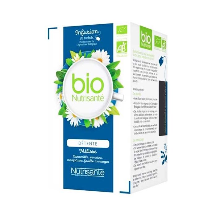 Nutrisanté infusion bio détente 20 sachets