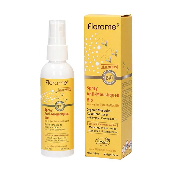Florame spray anti-moustique textiles bio 90ml