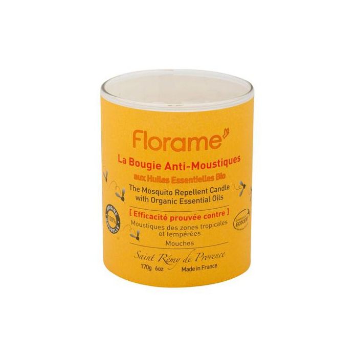 Florame bougie anti-moustique bio 170g