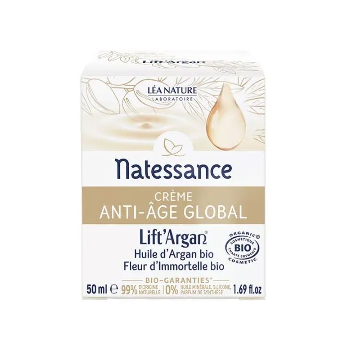 NATESSANCE Lift'Argan Crème Anti-Âge Global 50ml
