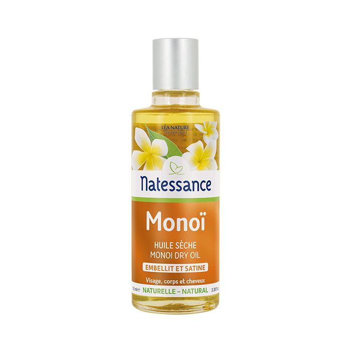 NATESSANCE Huile Sèche Monoï Embellit et Satine 100ml