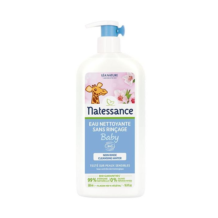 NATESSANCE Baby Eau Nettoyante SANS RINCAGE 500ml