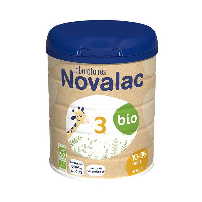 NOVALAC 3ème Age Bio Lait de Croissance 800g