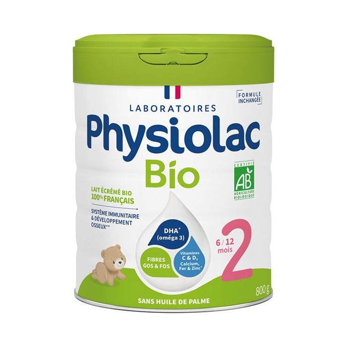 PHYSIOLAC LAIT BIO 2EME AGE 