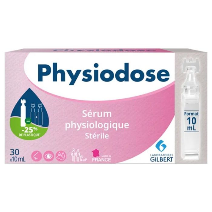 Physiodose Sérum Physiologique Stérile 30 Unidoses de 10 ml