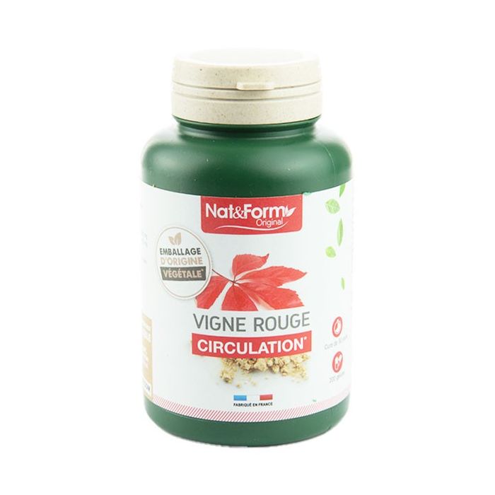 Nat&form vigne rouge Circulation 200 gélules 