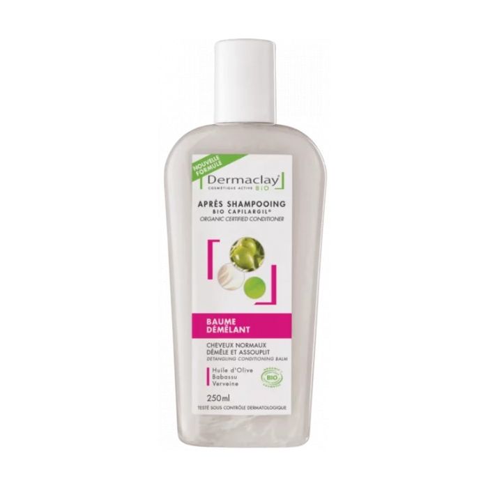 DERMACLAY Aprés-Shampooing Baume Démélant BIO 250ml