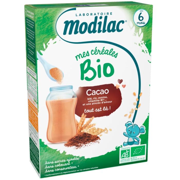 MODILAC Céréales Cacao Dès 6 Mois 300g