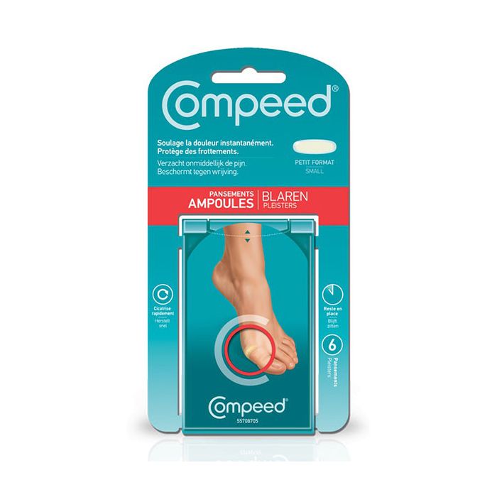 COMPEED Pansements Ampoules PETIT FORMAT x6