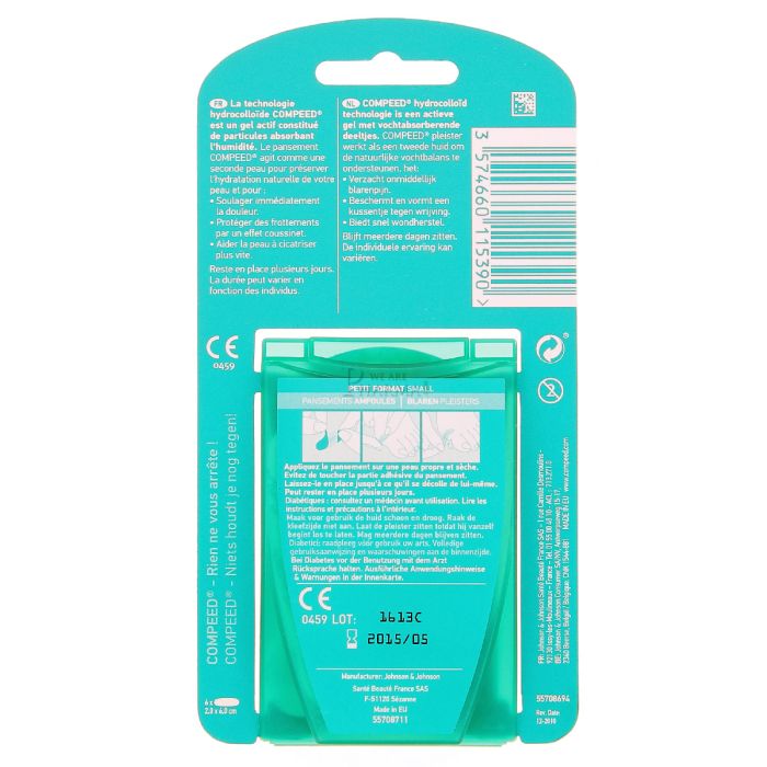Compeed pansements ampoules petit format x6