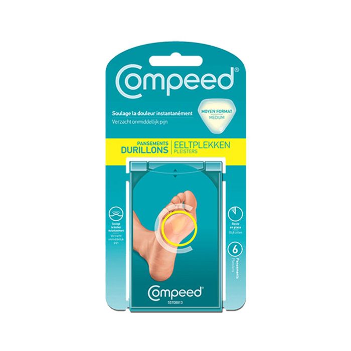 COMPEED Pansements Durillons MOYEN FORMAT x6