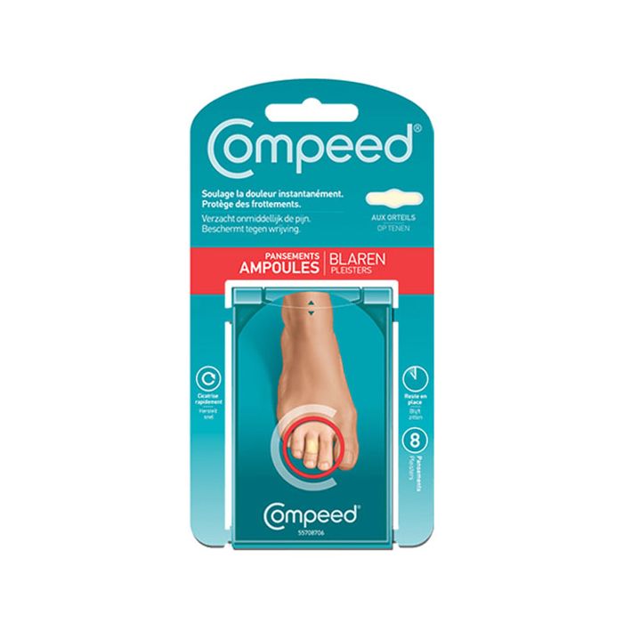 COMPEED Pansements Ampoules aux Orteils x8