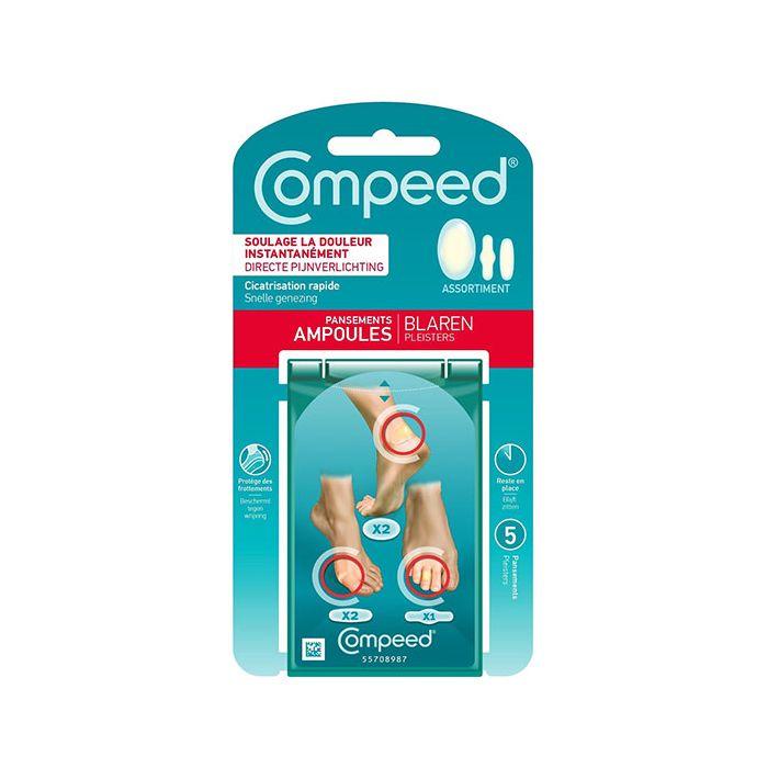 COMPEED Pansements Ampoules Assortiment x5