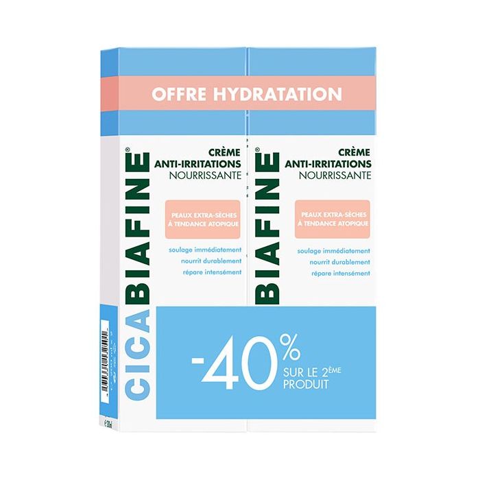 CICABIAFINE CREME HYDRATANTE CORPORELLE ANTI-IRRITATIONS 200ML x 2