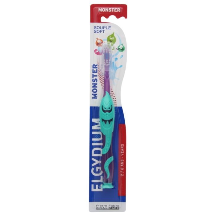BROSSE A DENTS ELGYDIUM KIDS MONSTER 2-6 ANS