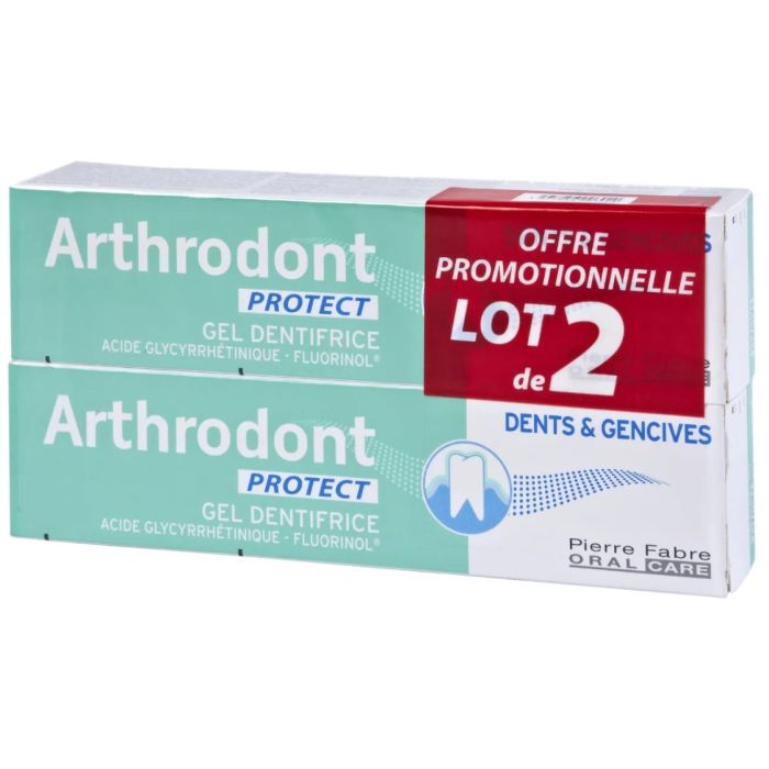 Arthrodont Protect gel dentifrice 2x75ml dents et gencives