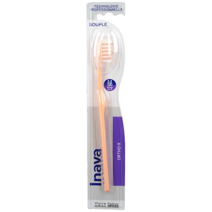 INAVA TOPIX BROSSE A DENTS  ORTHODONTIE BRINS EN X