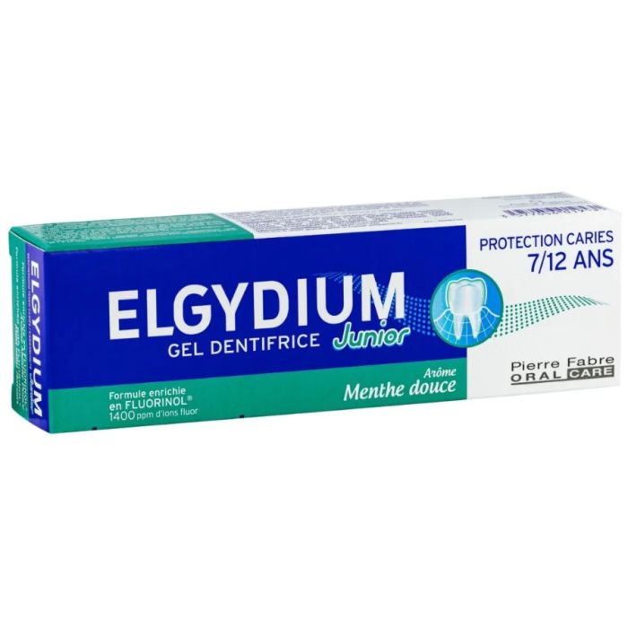 Elgydium Junior dentifrice Menthe Douce 7/12 ans 50 ml