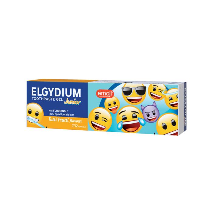 Elgydium Junior Gel Dentifrice 7-12 Ans Tutti Frutti Emoji 50ml