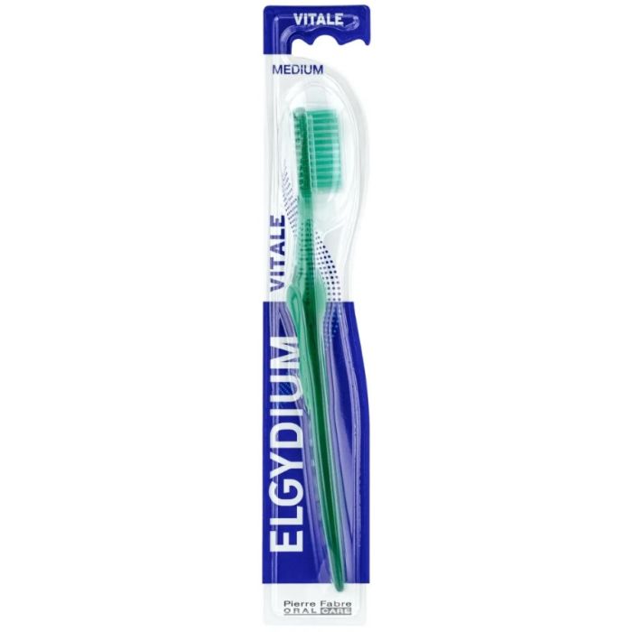 ELGYDIUM Brosse à Dent Vital Colour MEDIUM