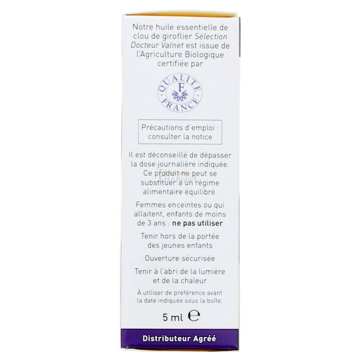 Huile essentielle de clou de giroflier docteur valnet 5ml