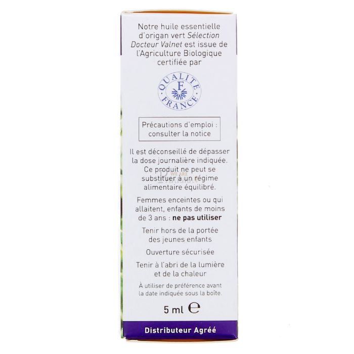 Huile essentielle d'origan vert docteur valnet 5ml