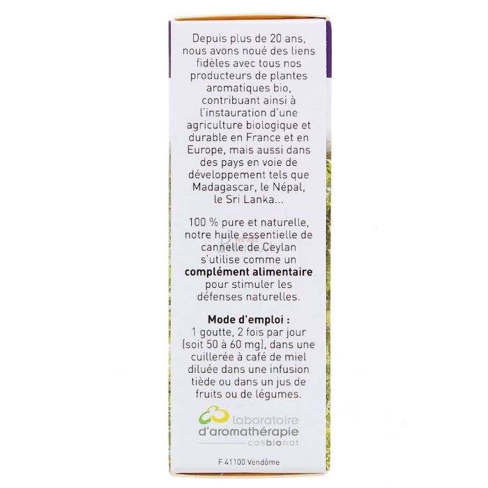 Huile essentielle de cannelle docteur valnet 5ml