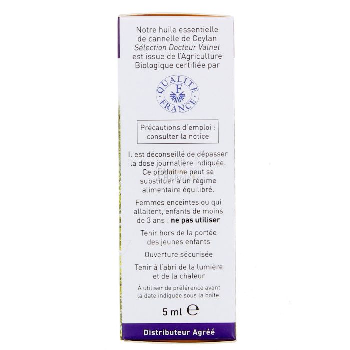 Huile essentielle de cannelle docteur valnet 5ml