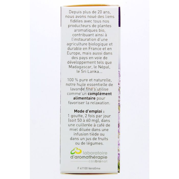 Huile essentielle de lavande fine docteur valnet 10ml