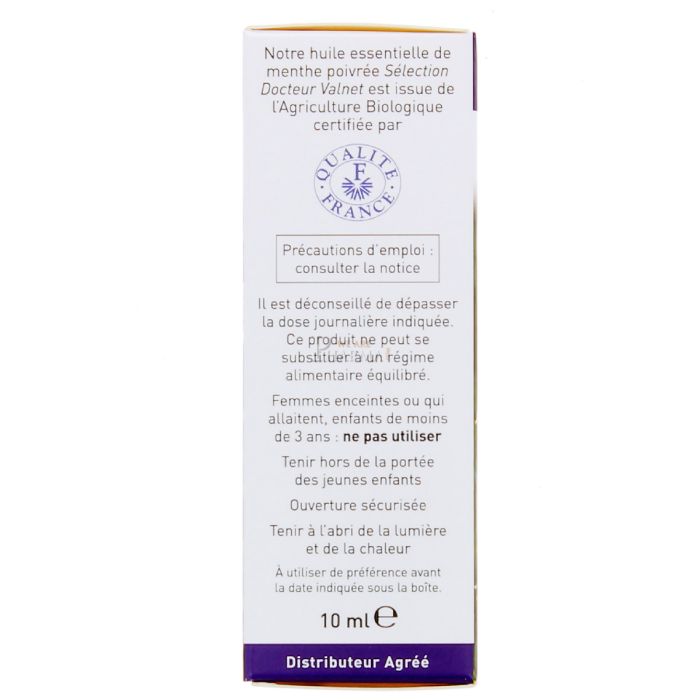 Huile essentielle de menthe poivree docteur valnet 10ml