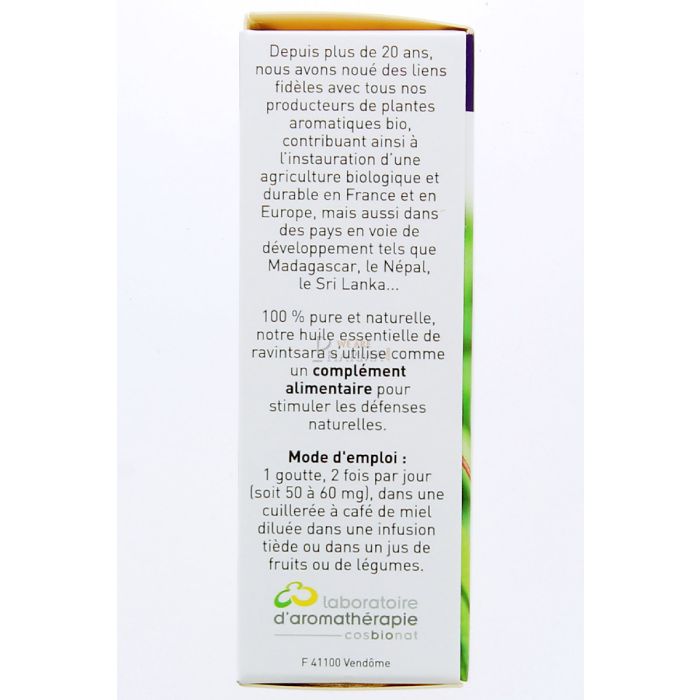 Huile essentielle de ravintsara docteur valnet 10ml