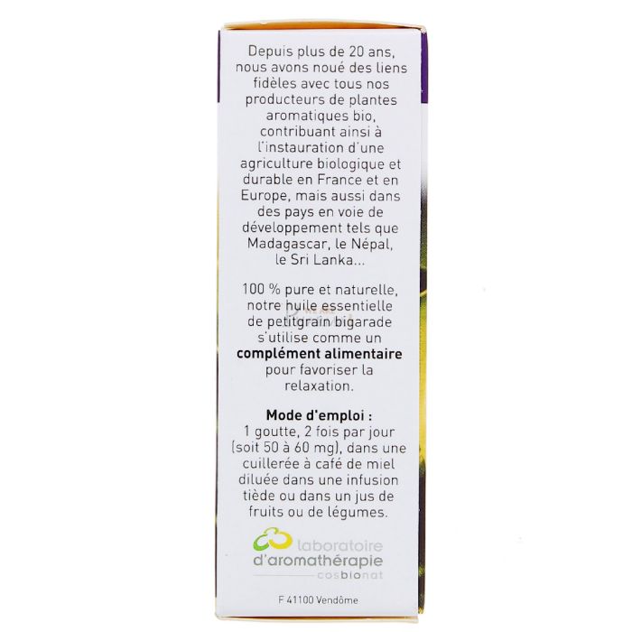 Huile essentielle de petitgrain bigarade docteur valnet 10ml