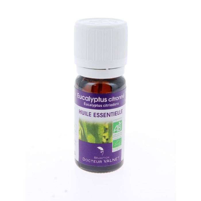 Huile essentielle d'eucalyptus citronne docteur valnet 10ml