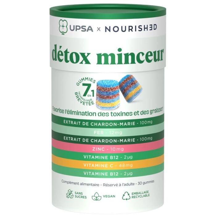 UPSA Nourish Detox 7en1 Gummies x30