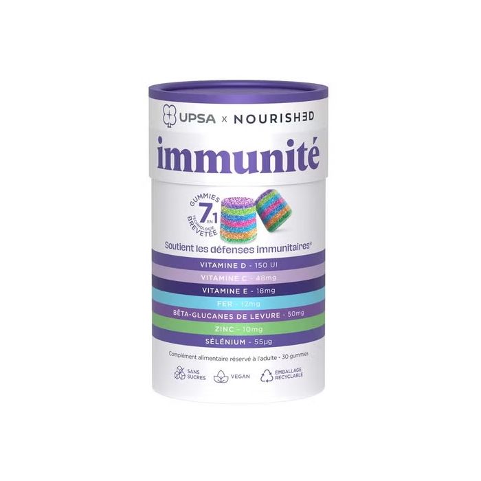 UPSA Nourish Immunité 7en1 Gummies x30